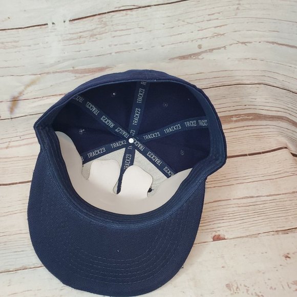 Track 23 Original Brand Solid Blue Fitted Hat Size 7 - Picture 4 of 11